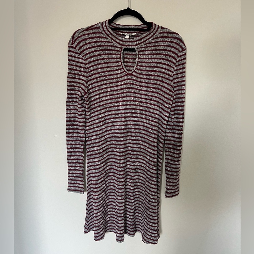 Women’s striped long sleeve dress